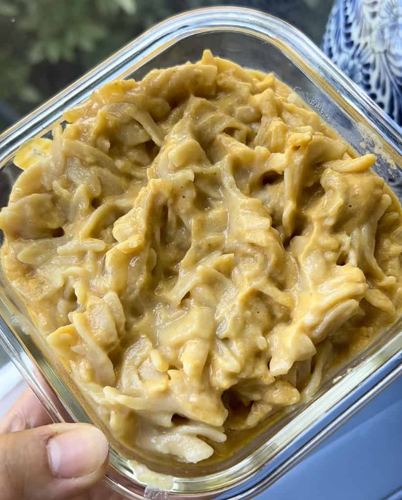 Baby led weaning recipe for pumpkin pasta