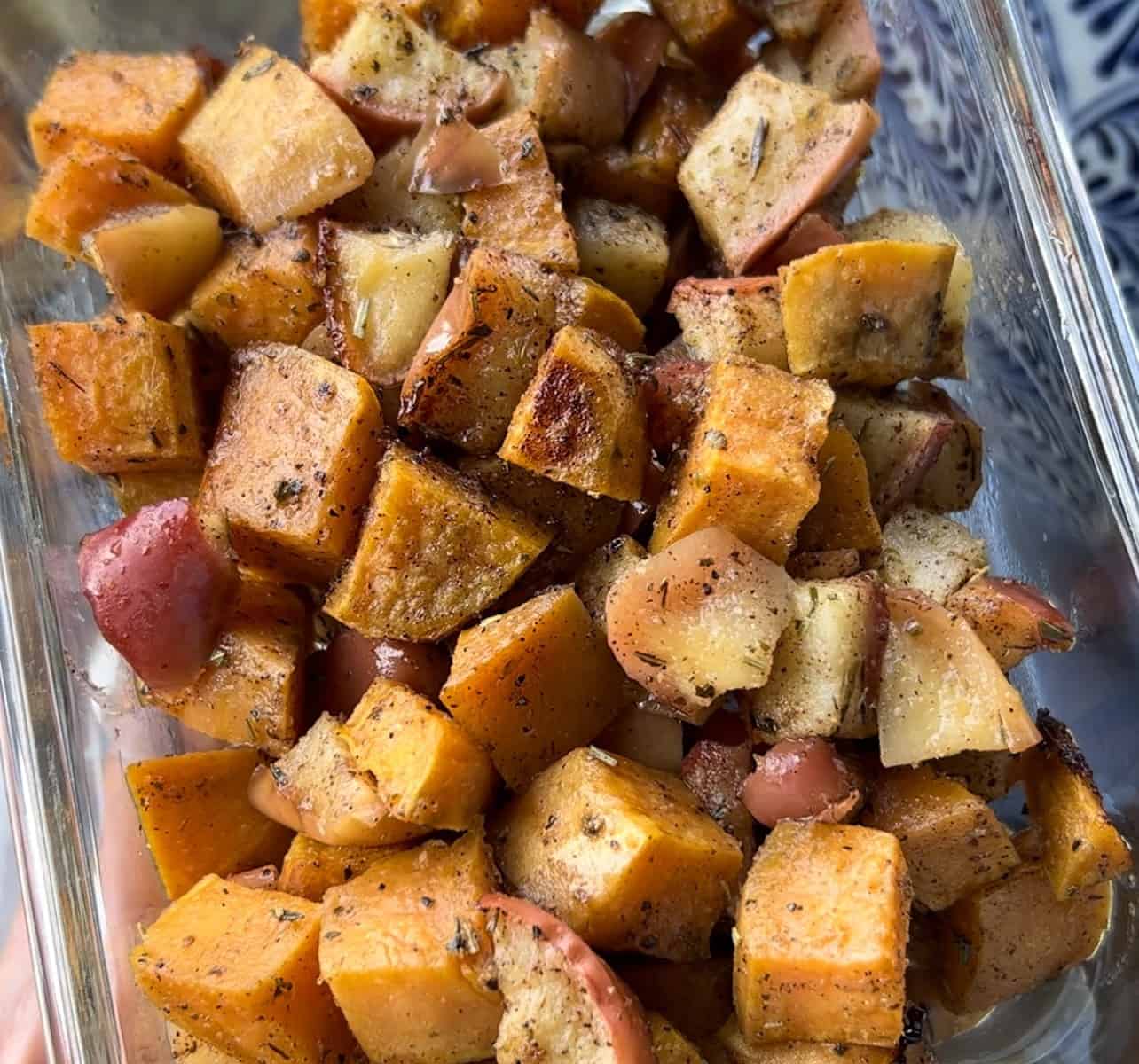 Sweet and Savory Apple and Sweet Potato Hash Wooed By The Food