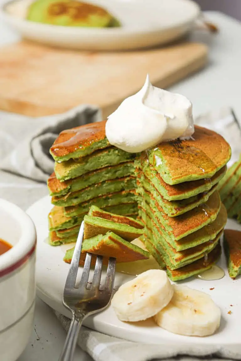 Spinach Banana Pancakes: made in a blender for BLW