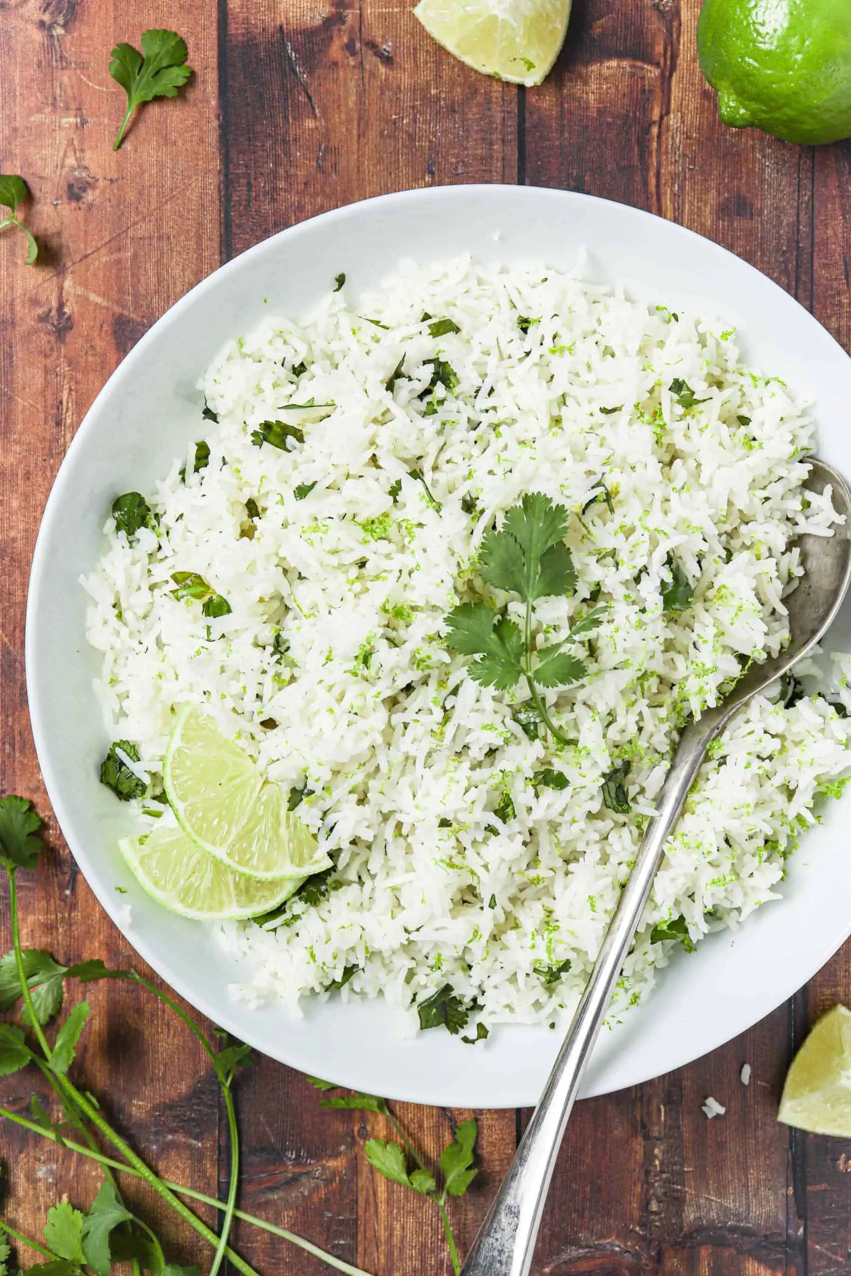 4 Ingredient Cilantro Lime Rice: Rice Cooker Recipe