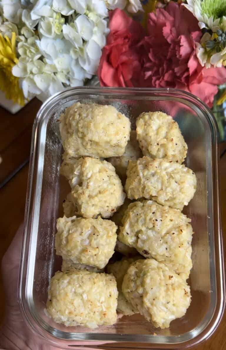 The BEST Cheesy and Crispy Baked Cauliflower Nuggets